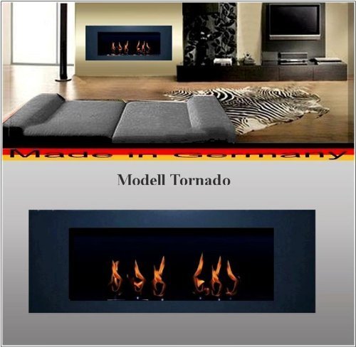 BIO ETHANOL FIRE PLACE MODEL TORNADO (Black) by "Fireplaces Manufacturer Mierzwa (DF-Shopping, Germany)" N6
