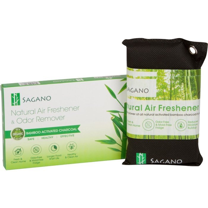 Best Activated Charcoal Odor Absorber Air Purifier - 100 Gram All Natural Bag - Remove Smells and Eliminate Moisture... N2