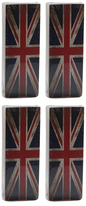 Gicos 57668 Radiators Humidifier, Ceramic, UK Flag Design (Pack of 4)