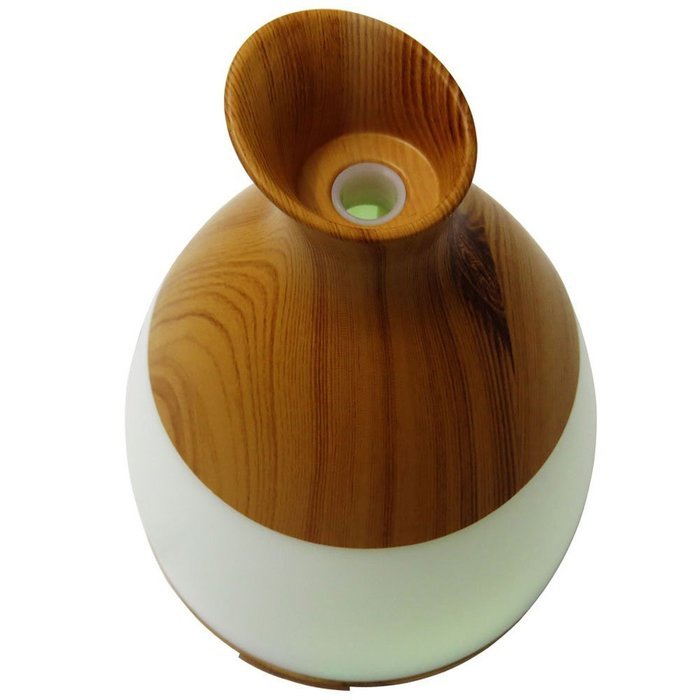 120ML Ultrasonic Aromatherapy Essential Oil Diffuser Cool Mist Humidifier with 7 Colors LED Light Waterless Auto... N4