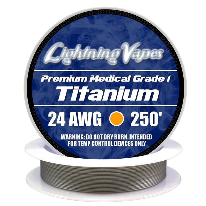 LV Titanium Grade 1 Wire 24 AWG - 250'