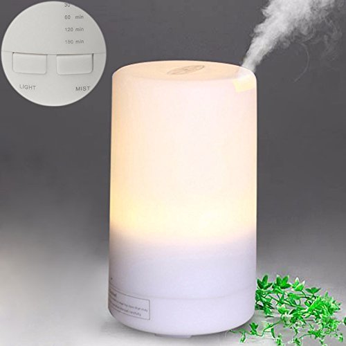 Hrph USB Essential Oil Humidifier Air Aroma Diffuser with Warm White LED Night Light N3