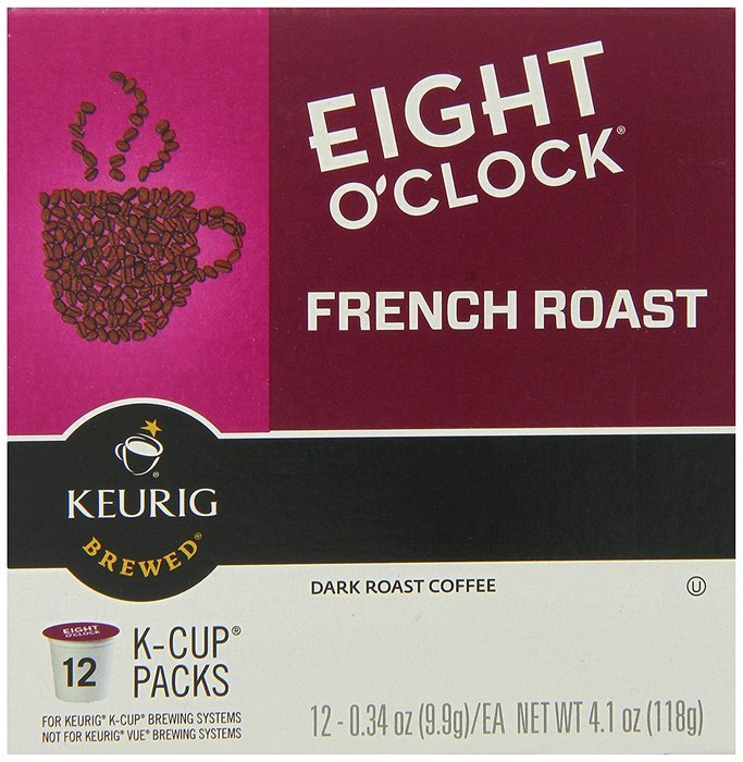 Eight O'Clock Coffee The Original, Keurig K-Cups, 12 Count, (Pack of 6) N34