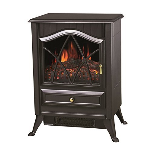 World Marketing Ashton Black Electric Fireplace/ Stove