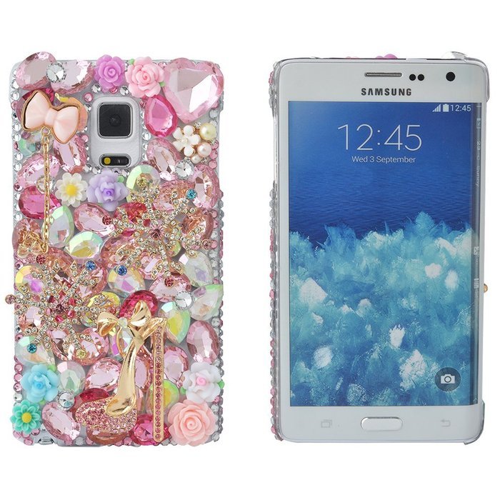 Note 4 Case,Yaheeda 3D Fashion Bling PC Hard Case for Samsung Galaxy Note 4 (2014) N15