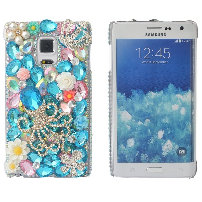Note 4 Case,Yaheeda 3D Fashion Bling PC Hard Case for Samsung Galaxy Note 4 (2014) N17
