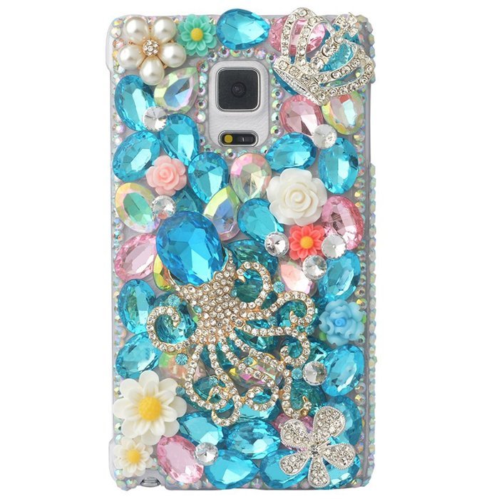 Note 4 Case,Yaheeda 3D Fashion Bling PC Hard Case for Samsung Galaxy Note 4 (2014) N18