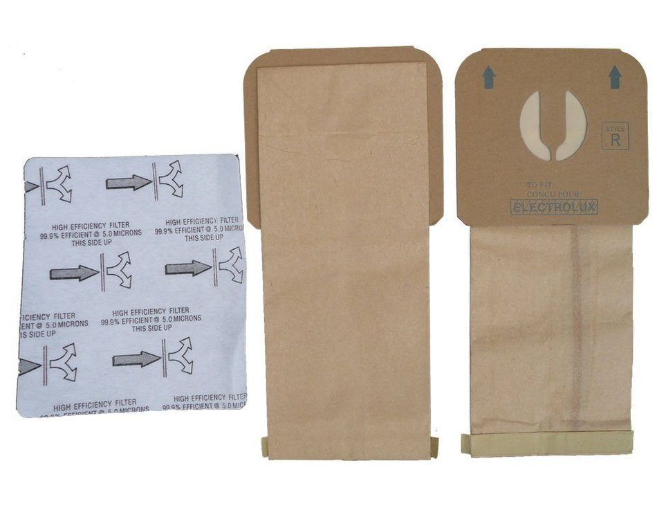 18 Electrolux Renaissance Micro Filtration Style R Vacuum Bags + 3 Filters, Epic 8000 GUARDIAN SERIES LUX 9000...