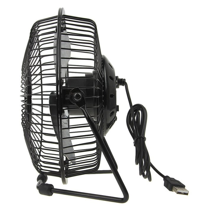 BXT 360 Degree Rotating USB Cooling Table Vintage Retro Metal Electric Home Office PC Laptop Desktop Portable... N20