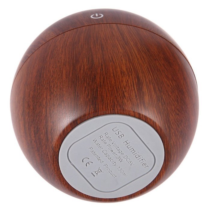 Mescoo 130ml Practical Portable Ultrasonic Aroma Humidifier USB Charging Mist Maker Air Purifier with 3 Modes... N10