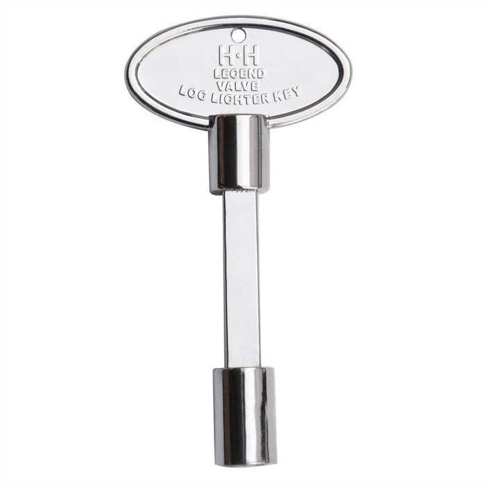 Onlyfire Products Handle Replacement Gas Valve Key for 1/4" and 5/16" Turn Ball Valve ,3",Chrome N10