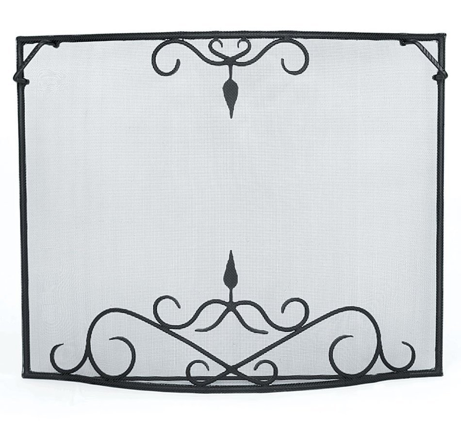 Minuteman International GSB-3931 Bostonian Curved Fire Screen, Small