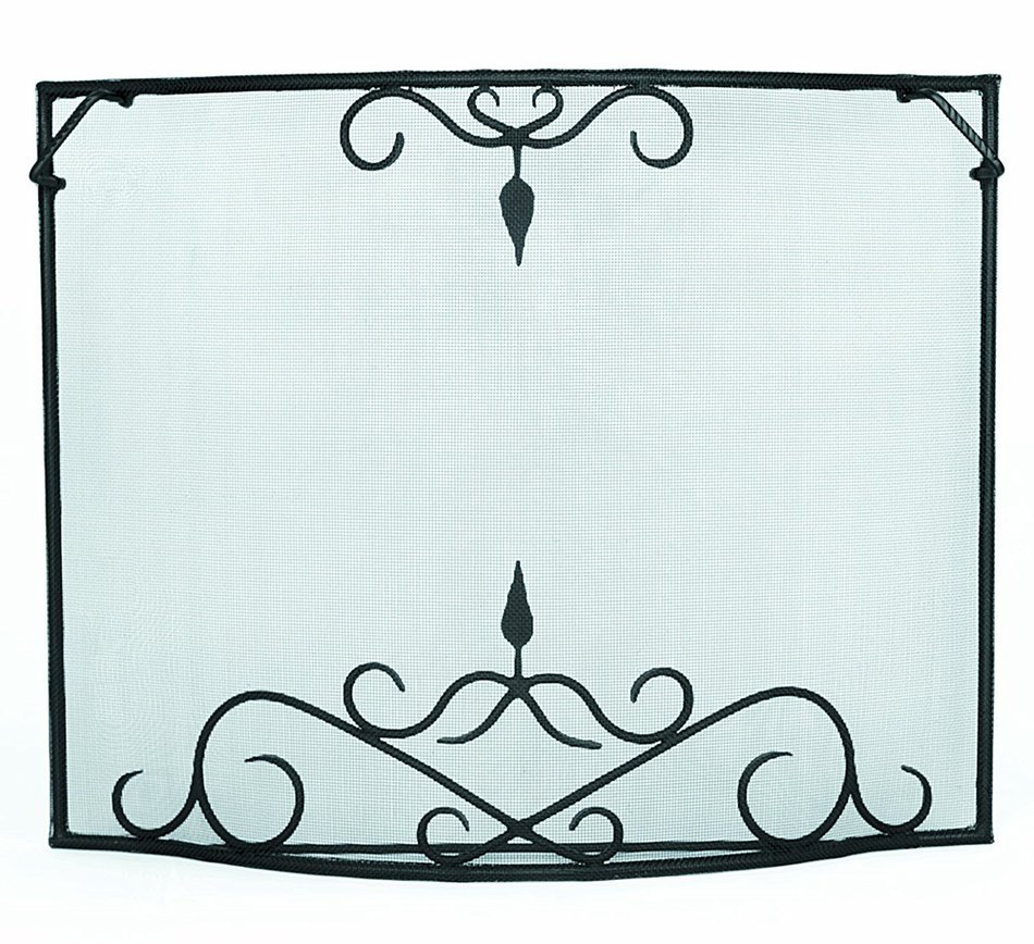 Minuteman International GSB-3931 Bostonian Curved Fire Screen, Small N2
