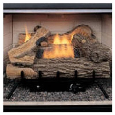 Comfort Flame CCL3924NTA Biltmore Split Oak Vent-Free Concrete Logs, 24-Inch