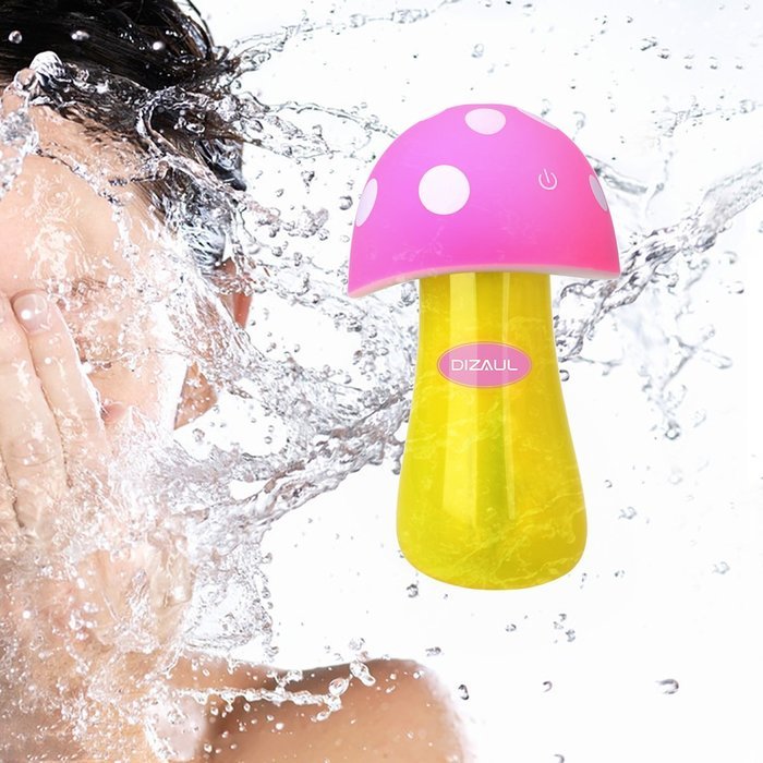 Ultrasonic Cool Mist Humidifier,Dizaul Mushroom Humidifier 200ml for skin moisturing,stealth mask with No Noise... N25