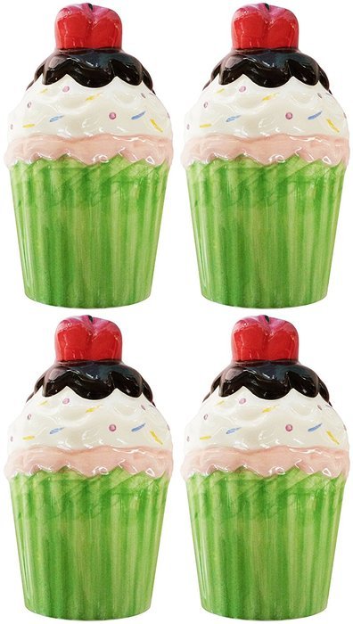 Star 32978 Radiators Humidifier, Ceramic, Green Cup of Ice Cream (Pack of 4)