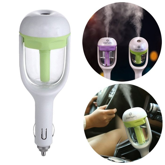 Yeworth Car Air Humidifier,2nd Generation Mini Aromatherapy Humidifier for Car with Dual USB Charger Port Aroma... N5
