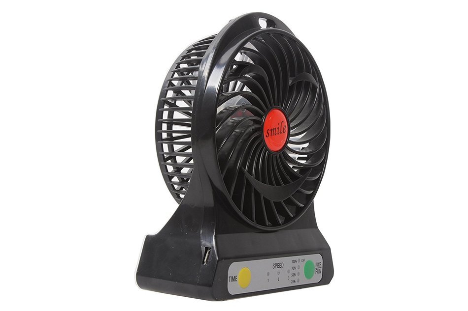Multi-functional Portable Desk Fan Battery Operated Fan USB Rechargeable Battery Powered Handheld Fan with Lithium... N11