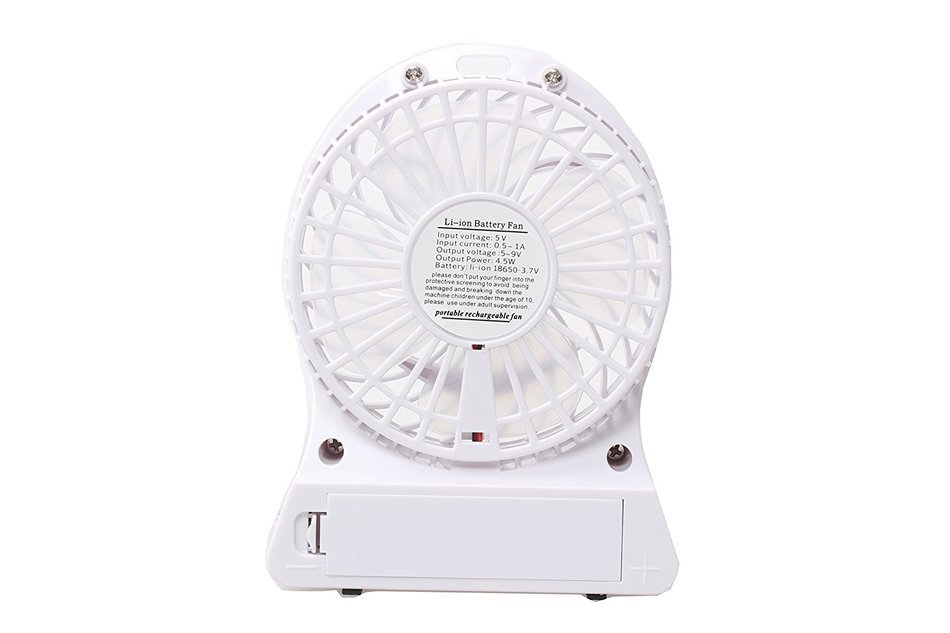 Multi-functional Portable Desk Fan Battery Operated Fan USB Rechargeable Battery Powered Handheld Fan with Lithium... N12
