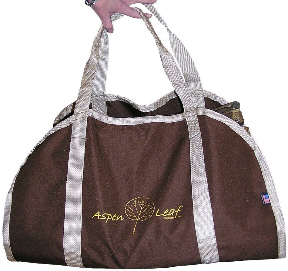 PVC Canvas Log Carrier By Aspen Leaf Products&trade; USA Made, Best Lifetime Warranty - Polyester Canvas with Reinforced... N5