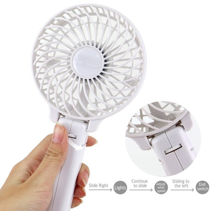 M-Aimee Portable USB Mini Battery Fans (Black) N13