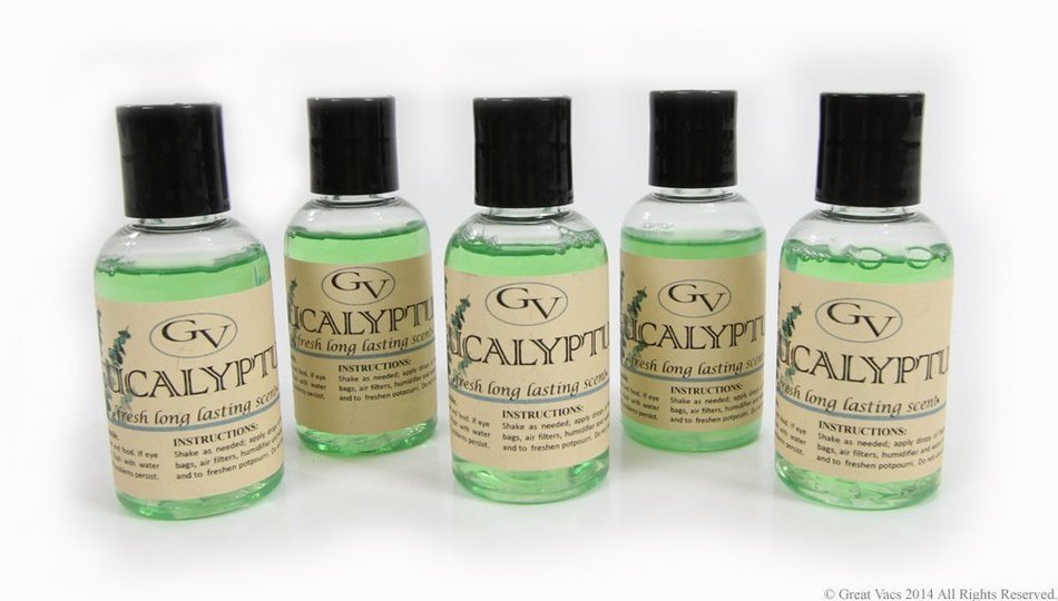 5 Pack Eucalyptus vacuum fragrance scents for Rainbow, Rainmate, Thermax, Hyla, & Humidifiers 2 fl oz N2