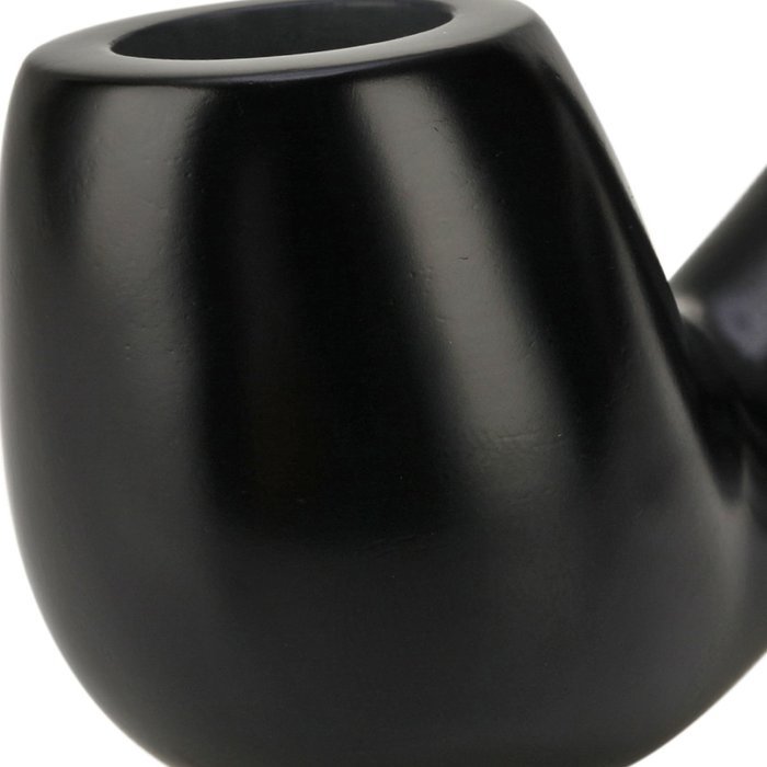 Scotte(TM) superior ebony tobacco pipe 9mm filter smoking pipe set in black box N7