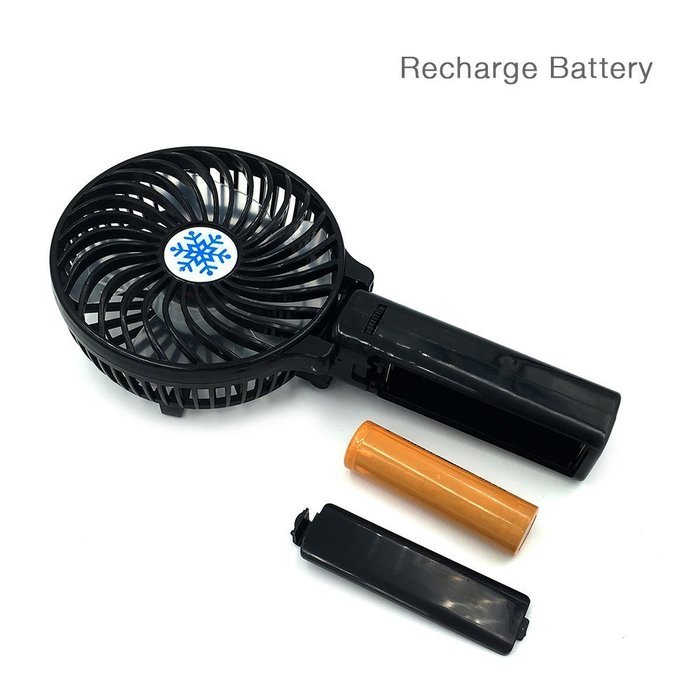 Rechargeable Fans Portable & Foldable Handheld Mini Fan Battery Operated Cooling Fan with 18650 Battery, Electric... N13