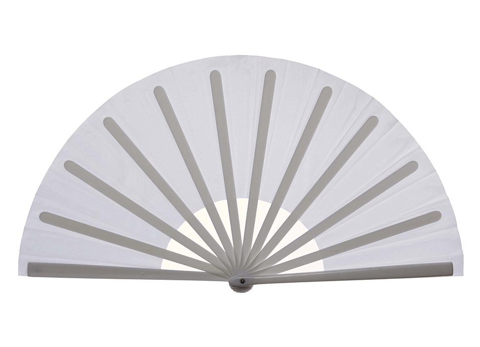 Chinese Nylon-Cloth Fan for Ladies (Black) N7