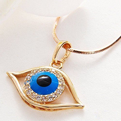 Womens New Fashion Turkish Evil-Eye Pendants for Long Necklace Jewelry N2
