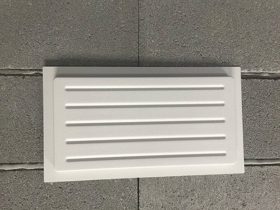 Crawl Space Small Outward Mounted Vent Cover-white 10"x18"