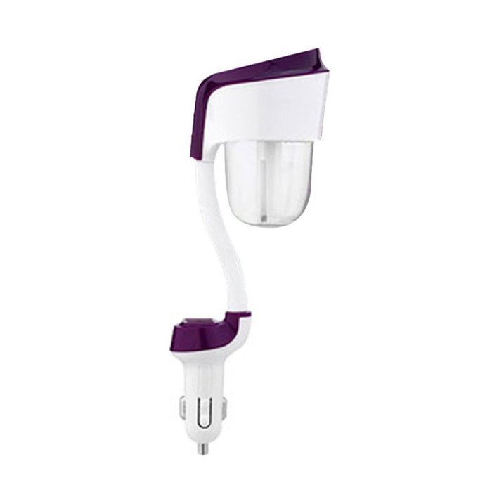 Alonea Car Humidifier Air Purifier Freshener Travel Car Portable With USB Interface (Purple) N3