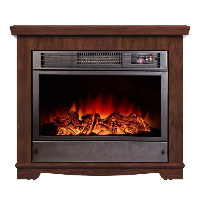 Argo Furniture Alessandra Electric Fireplace, Walnut N13