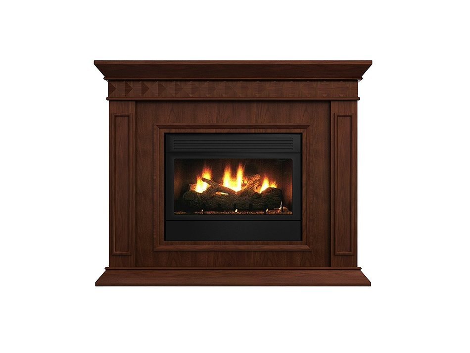 Argo Furniture Alessandra Electric Fireplace, Walnut N16