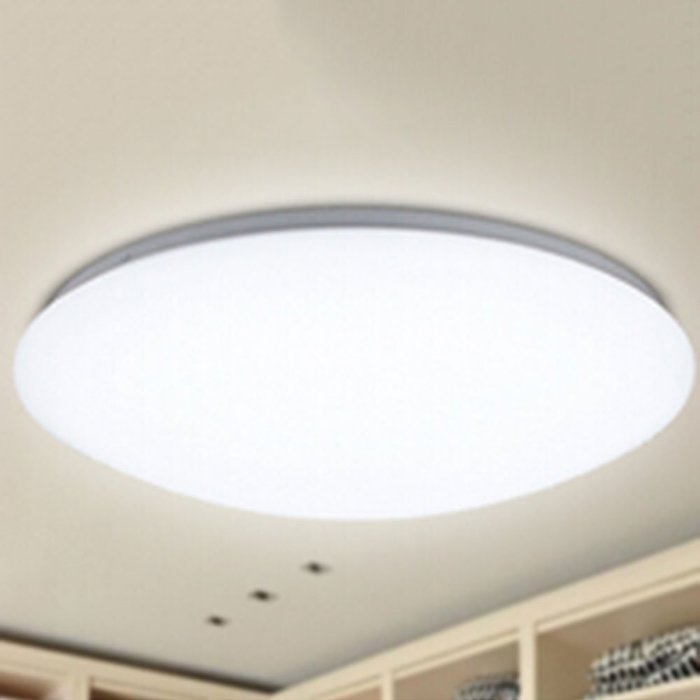 Spritech(TM) Rounded Pure White Acrylic Ceiling Fixture for Bedroom Study Sitting Room Corridor Balcony Hallway... N5