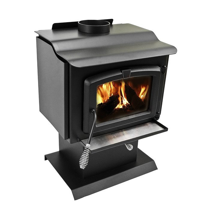 Pleasant Hearth 2,200 Square Feet Wood Burning Stove, Large N12