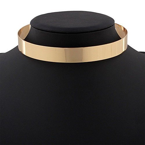 Fashion Celebrity Cool Rock punk Chic Choker Chunky Gold Collar Necklace Gift
