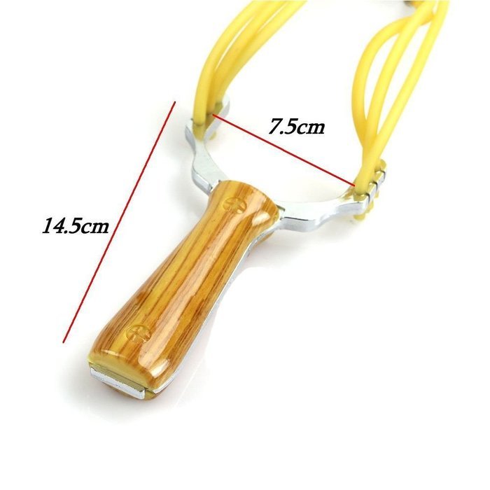 New Outdoor Powerful Steel Catapult Slingshot Marble Sling Shot Hunting Games N7