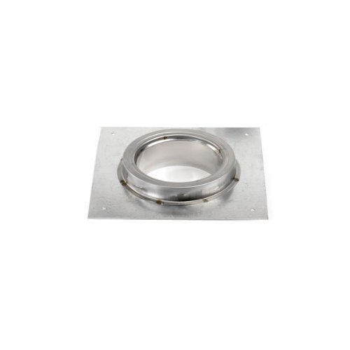 Copperfield 77647 6 Inchsuperpro Adaptor Plate, Galvanized With Stainless Collar