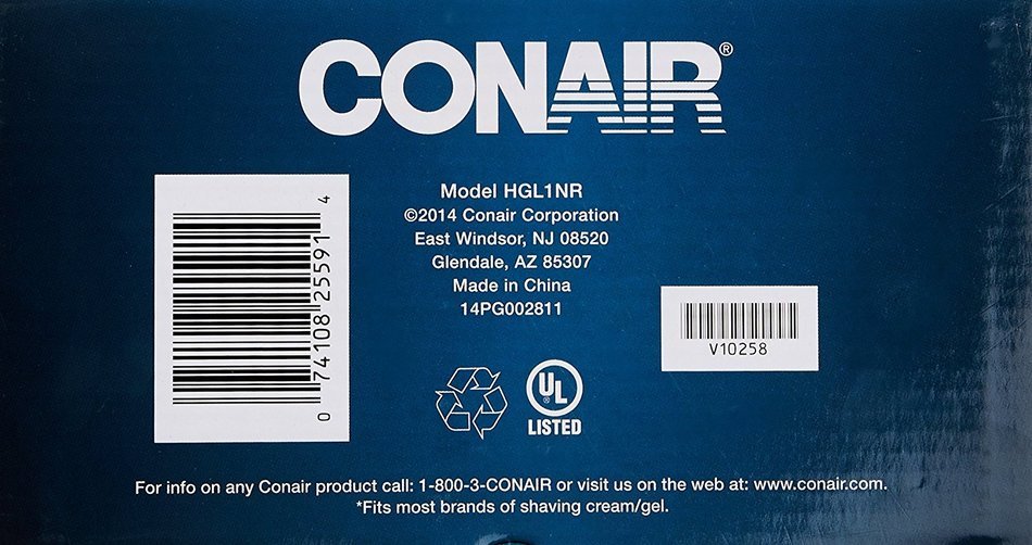 Conair HGL1NR/HGL1R Conair Gel and Lather Heating System N2
