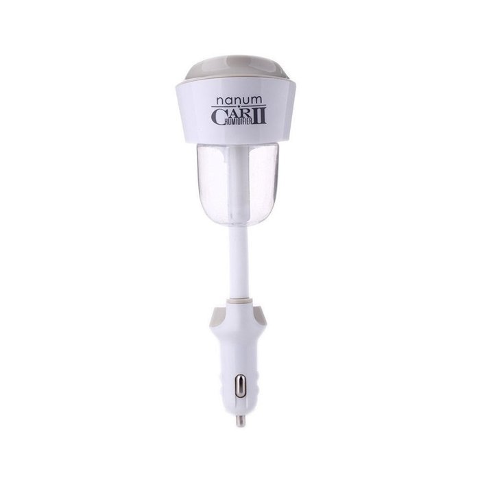Happy-top Portable Mini 50ml Travel Ultrasonic Cool Mist Aroma Car Air Humidifier with Dual USB Charger Port,... N21