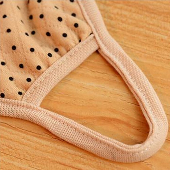 Spritech(TM) 5 Pcs Fashion Warm Cotton Bowknot Deaign Mask Anti Dust Mask Anti-fog Mask Earloop Face Mask Safety... N8