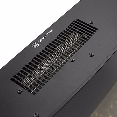 XL Large 35"x22" 1500W Adjustable Heater Electric Wall Mount Fireplace Elegant N10