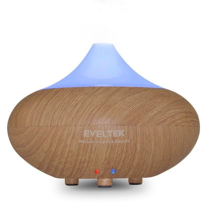 Essential Oil Diffuser,EVELTEK Wood Grain Cool Mist Portable Aromatherapy Air Humidifier,7 Colors Changing LED... N5