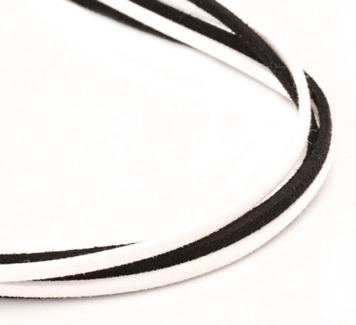Fashion Velvet Trend Western Black and white stripes Multilayer Choker Necklace N3