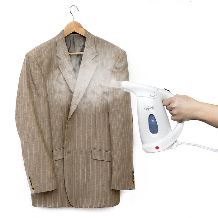 PureSteam Deluxe Handheld Garment Steamer &ndash; Powerful Portable Fabric Steamer Dewrinkles Clothing, Linens, & Curtains... N2