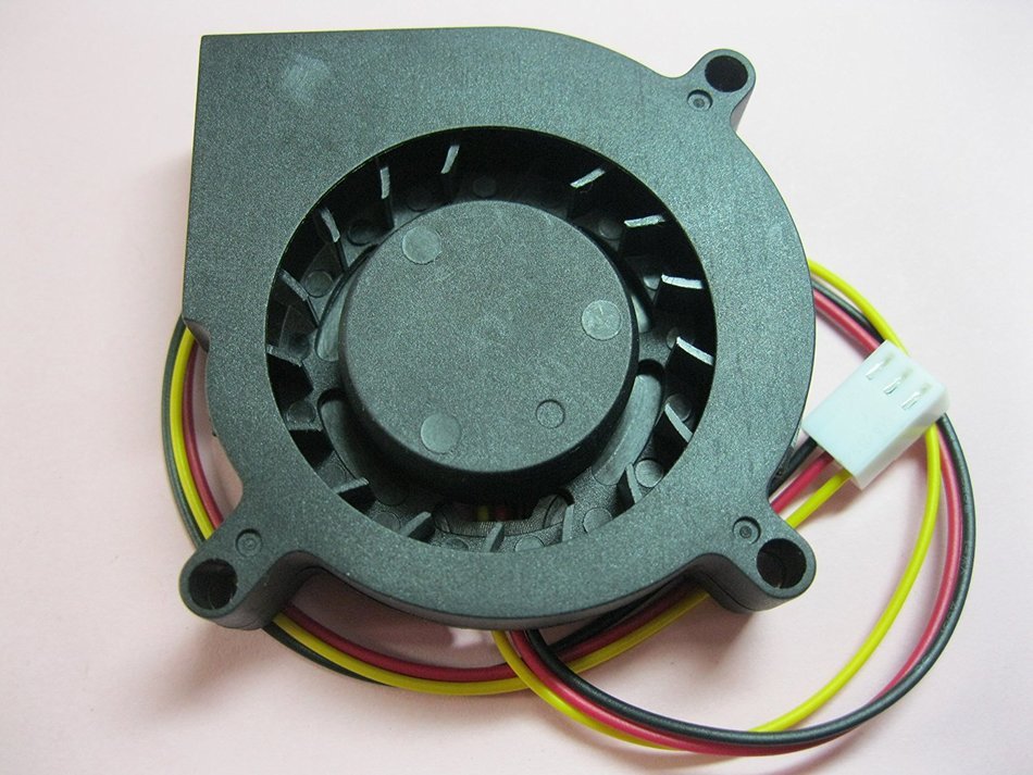 2 pcs Brushless DC Blower Fan 6015S 12V 3 Wires 60x60x15mm Sleeve-bearing Skywalking N2
