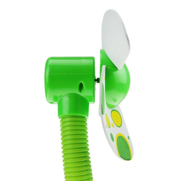 Greenery 360 Degree Rotating Antique USB Powered Plug Charging Ultra-quiet Metal Desktop Table Fan Super Mute... N12