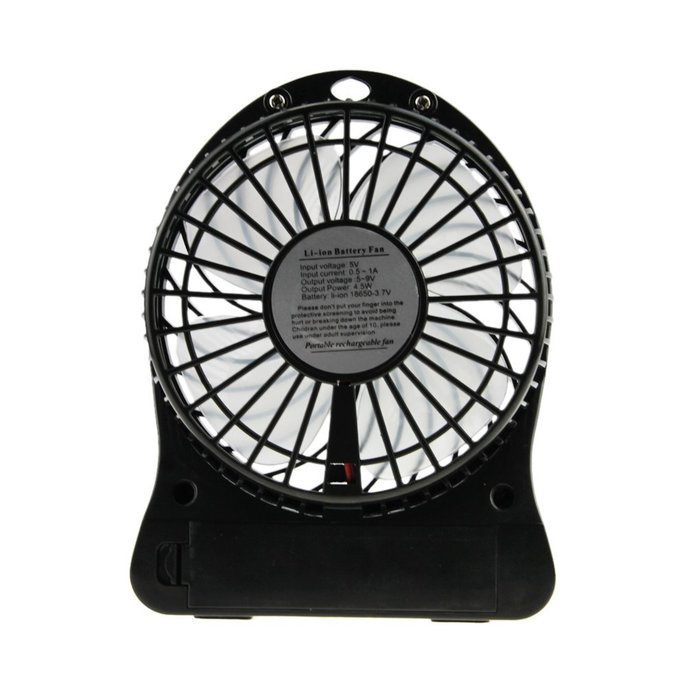Greenery 360 Degree Rotating Antique USB Powered Plug Charging Ultra-quiet Metal Desktop Table Fan Super Mute... N13