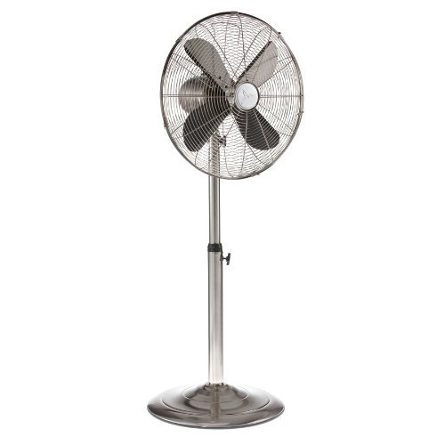 Deco Breeze Brushed Stainless Steel Floor Standing Fan with Copper Finish N3